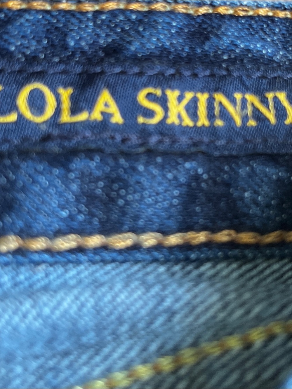 Dark Wash Lucky Brand Lola Skinny Jeans Classic Indigo size 0/25 - Picture 7 of 9